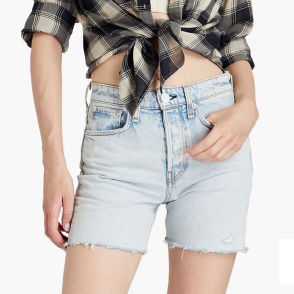 rag &‎ bone Light Wash Denim Jean Shorts